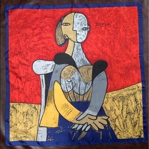 Picasso silk scarf